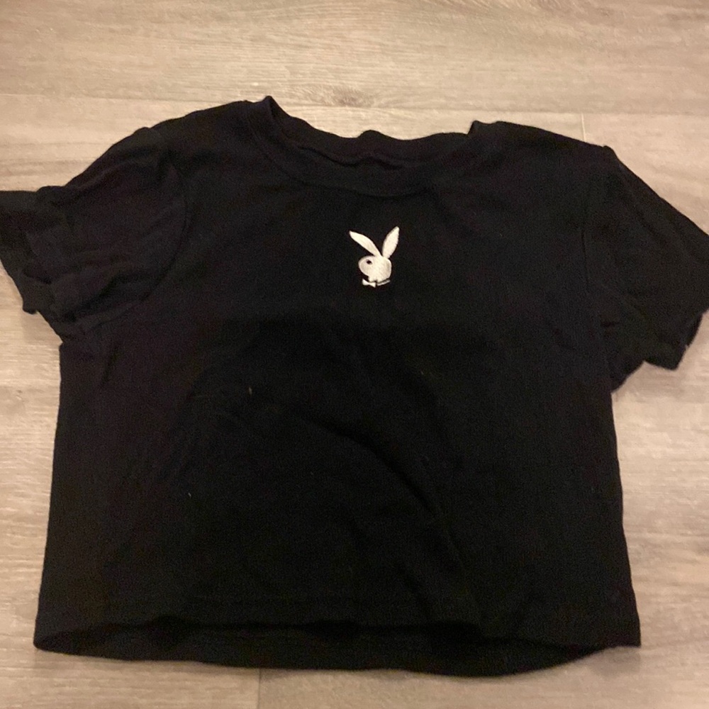 playboy cropped tee